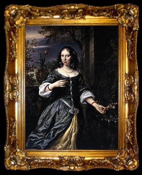 framed  Govaert Flinck Portrait of Margaretha Tulp, ta009-2